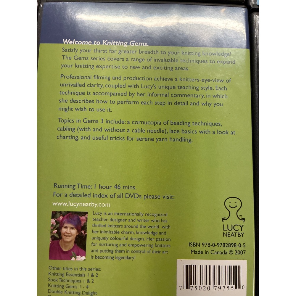 Lucy Neatby Knitting DVD set volume 1 to 4 A Knitter's Companion Knitting Gems - Picture 4 of 6